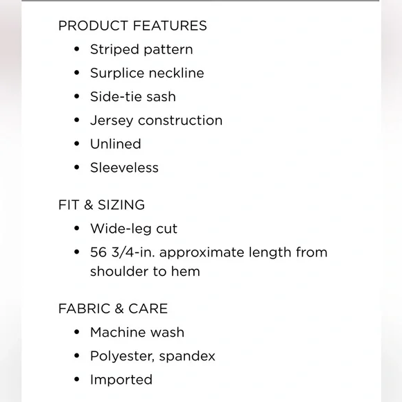 Nina Leonard Striped Jumpsuit - Picture 5 of 11